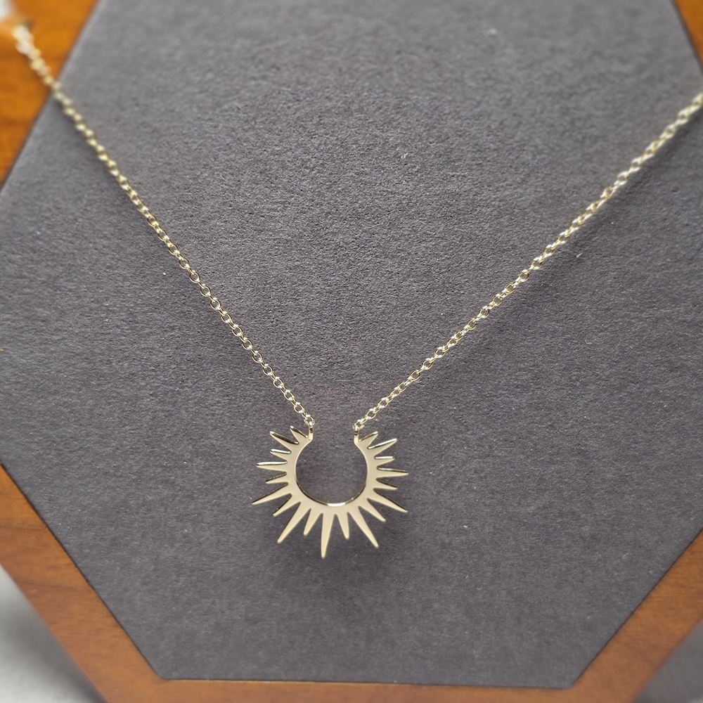 Sunburst Pendant Necklace